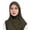Army Green, variant on Solid Color Bubble Chiffon Scarf for Women Fashion Soft Hijab Long Scarfs Wrap Scarves Beige