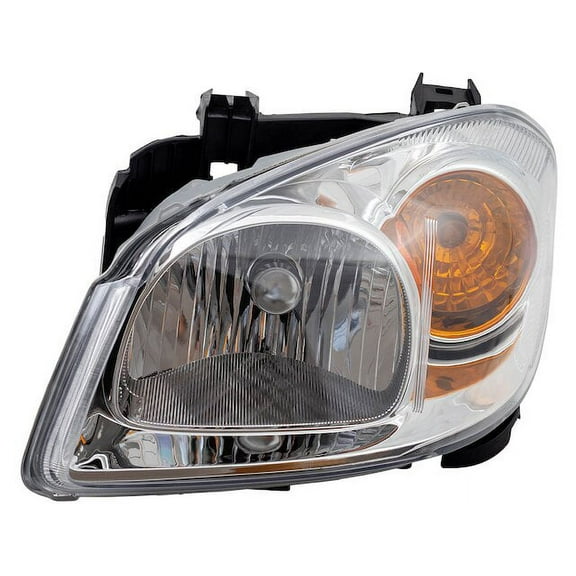 Left Headlight Assembly - Compatible with 2007 - 2009 Pontiac G5 Base FWD Coupe 2-Door 2.2L 4-Cylinder Naturally Aspirated DOHC GAS 2008