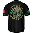 thumbnail image 3 of Mostprints Custom Mexico Baseball Jerseys Mexican Eagle & Flag Shirt for Teams, Mexico Shirts for Men & Women Size S-5XL (3XL), 3 of 3