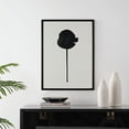 thumbnail image 3 of SAFAVIEH Shadow Of A Dandelion 18 in. x 24 in. Framed Wall Art, Black/Antique Ivory, 3 of 7