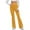 Yellow, variant on Fesfesfes Dressy Pants for Women Casual Slim Fit Wear to Work Trousers High Elastic Waist Stretchy Pants Solid Color Sports Yoga Flared Pants