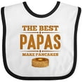 thumbnail image 3 of Inktastic Best Papas Make Pancakes Boys Baby Bib, 3 of 4