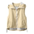 thumbnail image 5 of Ankola Women's Casual Zip Up Cargo Vest Lightweight Sleeveless Blazer Vest Jacket Tops Trendy Outwear, 5 of 7
