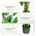 thumbnail image 3 of 5ft Artificial Monstera Deliciosa Tree - Faux Plant for Home & Outdoor Decor - Realistic Leaves - Indoor Potted Plants - Easy Assembly - Green, 60" Height, 3 of 8