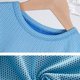 thumbnail image 3 of Gibobby Conjunto para bebé Niñas Conjunto de ropa deportiva de 2 uds de malla transpirable de Color de retazos de manga corta para niños pequeños y Niñass(Azul claro, 18-24 Meses), 3 of 5