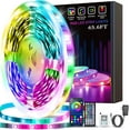 thumbnail image 1 of Shiyou-Lumières LED pour Chambre, Synchronisation Musicale Corde LED Contrôle par Application avec Télécommande, Bandes LED RGB pour Décoration de Chambre Cuisine Fête Maison (65,6 Pieds), 1 of 4