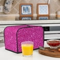 thumbnail image 6 of Lsque Rose Red Glitter Print 2 Slice Toaster Cover , Kitchen Appliance Dustproof Protector , Toaster Protector Dustproof Kitchen Appliance Cover, 6 of 7
