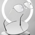 thumbnail image 4 of Gafas anti-azules Gafas con montura metálica retro Gafas generales para hombres y mujeres Cómodas, 4 of 5
