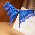 thumbnail image 2 of kamemir Panties Women's Seamless Thong Underwear (Blue,One Size), 2 of 3