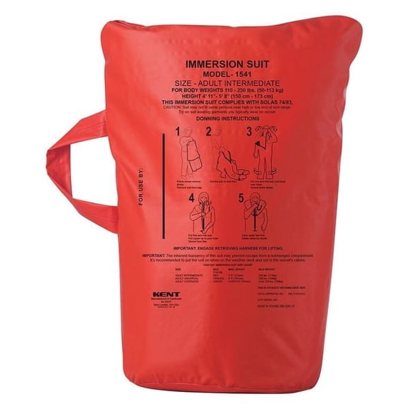 Kent Safety Immersion Suit Repl Bag,RD,15.5lb Buoy 154300-100-020-13