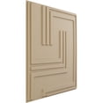 thumbnail image 2 of Ekena Millwork 19 5/8"W x 19 5/8"H Geometric EnduraWall Decorative 3D Wall Panel, UltraCover Satin Smokey Beige (Covers 2.67 Sq. Ft.), 2 of 6