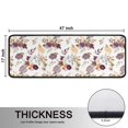thumbnail image 5 of Kitchen Rugs Sets Of 2,Pioneer Flower Floral Print Pattern Anti Fatigue Kitchen Mat Rugs Non Slip Washable,Decorative Kitchen Floor Mats for Kitchen,Sink,Laundry,17"x47"+17"x47", 5 of 5