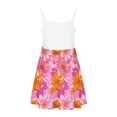 thumbnail image 6 of FamilyThread FamilyThread Girls Boho Strape Summer Sundress Sleeveless Dress Tiered Cami Dress with Ethnic Print Perfect for Beach Casual Dress 4-14Y, 6 of 7