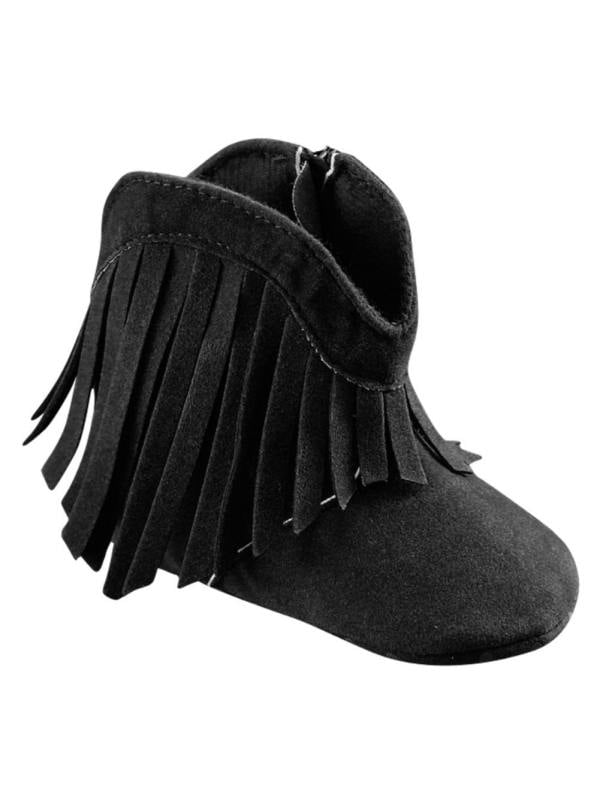 infant black ankle boots