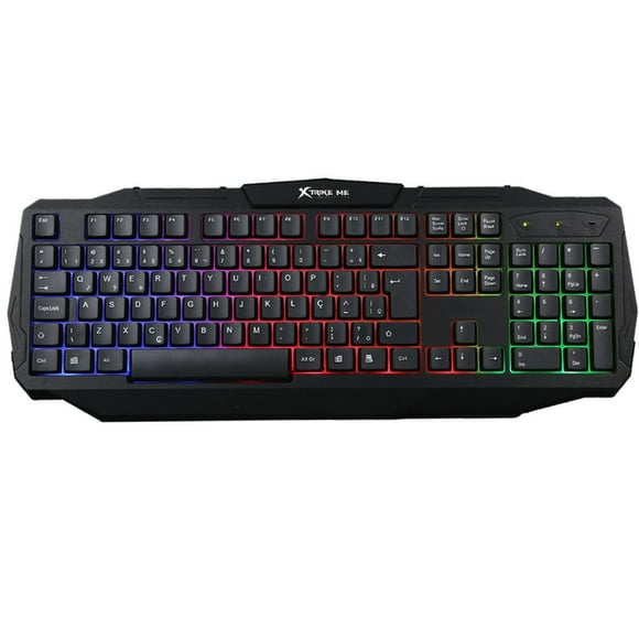 Xtrike Me Luminous multicolor Gaming Keyboard KB-302, Membrane, 104 keys, USB cable 1.5m