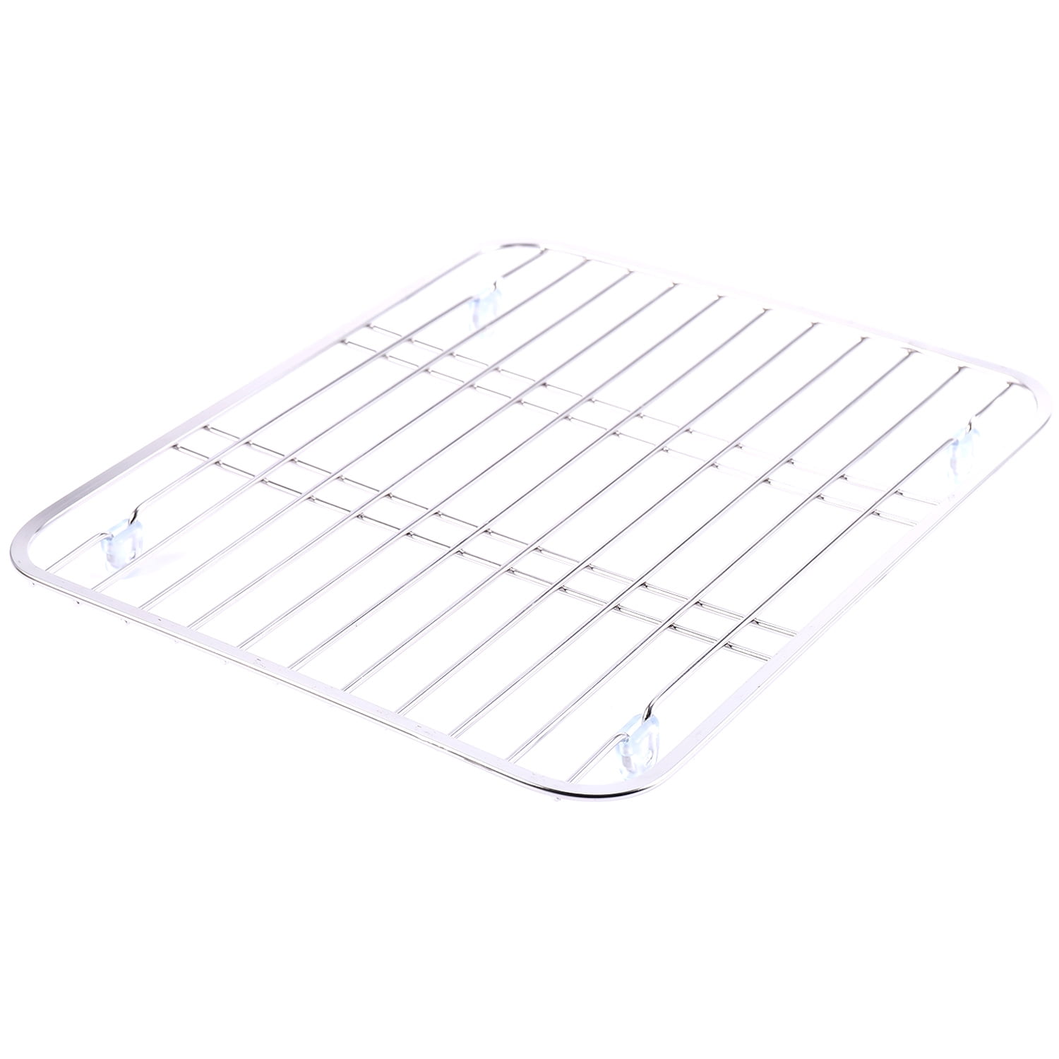 304 Stainless Steel Sink Drainer Rack Multifunctional Kitchen Fruit Vegetable Dish Drying Protector Grid