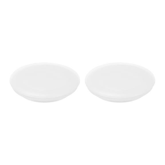 2 Pack Snug Plugs, Rubber Hole Plugs Round Soft Flexible Stopper Fit 50mm (1.97 Inch) Hole Dia., Waterproof Silicone Plug, White