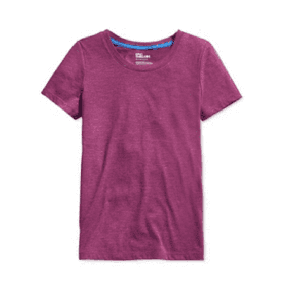 Epic Threads Girls' Short-Sleeve Solid Tee,Perfect Plum, Size Medium