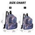 thumbnail image 3 of JIALIOU Mini Backpack Purse for Women Quilted Casual Daypack Small Travel Shoulder Bag, Beautiful Milky Way, 3 of 7
