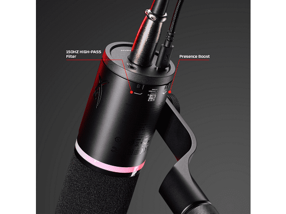 HyperX FlipCast - USB/XLR Dynamic Microphone (Black)