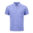 thumbnail image 3 of Fnnxeal Mens Polo Shirts Summer Collared Casual Short Sleeve Solid Golf Purple Polo Shirts for Men Size L, 3 of 4