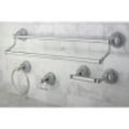 thumbnail image 2 of Kingston Brass BAK3963478C Restoration 4-Piece Bathroom Hardware, Polished Chrome, 2 of 3