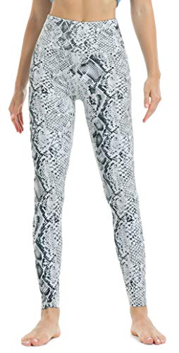 VOEONS Printed Yoga Pants for Women High Waisted Compression Athletic Leggings with Pockets