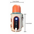 thumbnail image 2 of Universal USB Portable Bottle Warmer Bag Adjustable Temperature Digital Display Heating Cover For Travel Camping Home Use, 2 of 5