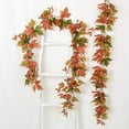 thumbnail image 3 of 2 Pack Fall Maple Garland - 6.5ft/Piece Artificial Fall Foliage Garland Autumn Decor for Home Wedding Party, 3 of 5