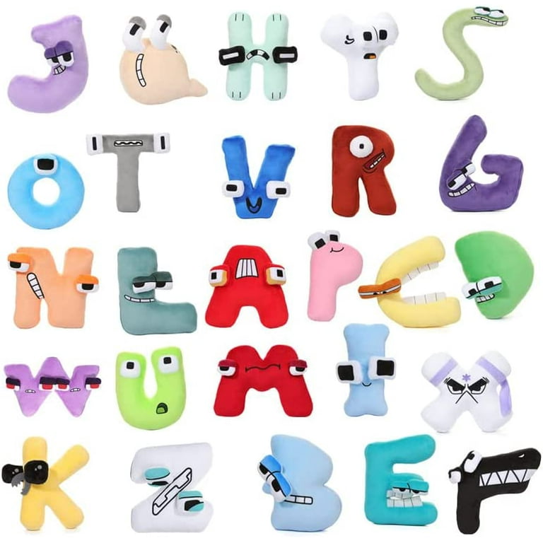 Letter Alphabet Lore Plush Toy, 7.5 inch Alphabet Lore Plushies Stuffed  Peluches Doll Toy, Children's Birthday Party Gift of Choice 