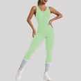 thumbnail image 4 of WILLBEST Mono de Entrenamiento para Mujer, de Manga Larga, con Cremallera Frontal Y Espalda Descubierta, Elástico, Deportivo, para Yoga, Running, Ropa Informal Cómoda. Mediana, 4 of 8