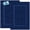 Blue, variant on Linteum Textile (12-Pack, 21x30 in., White) 100% Cotton Bath Mats [Not a Bathroom Rug]