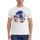 thumbnail image 2 of Camisetas GAME para hombre, de algodón puro, estilo hipster, con cuello redondo, de Sonic, de manga corta, regalo de cumpleaños, 2 of 5