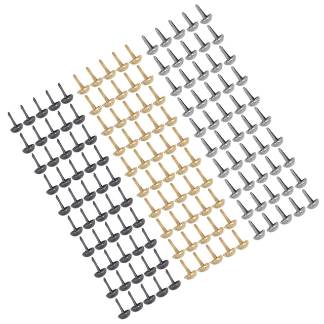 Tachuelas de uñas de cabeza redonda tachuelas decorativas brillantes 150 piezas de 12 mm para ropa ANGGREK Otros