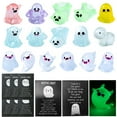 thumbnail image 6 of SharkTRUE Glow in Dark Mini Ghost Figures with Box, Small Resin Ghost Miniature,Light-Up Cut Cards, You Thank Figurines Ghost with, 6 of 9