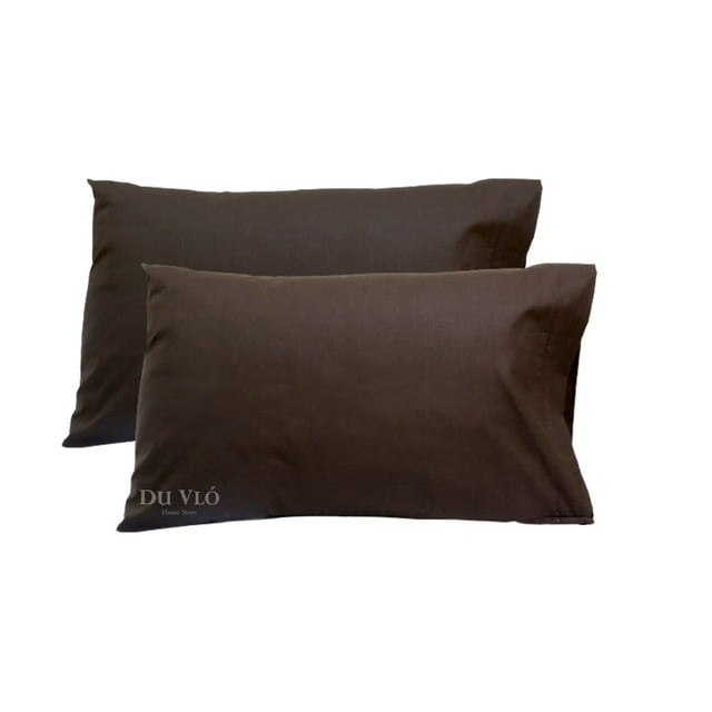 2 Fundas para almohada tamaño King size de algodón Du Vló Funda para almohada