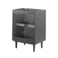 thumbnail image 2 of Augusta 24" Bathroom Vanity Cabinet Gray, 2 of 4