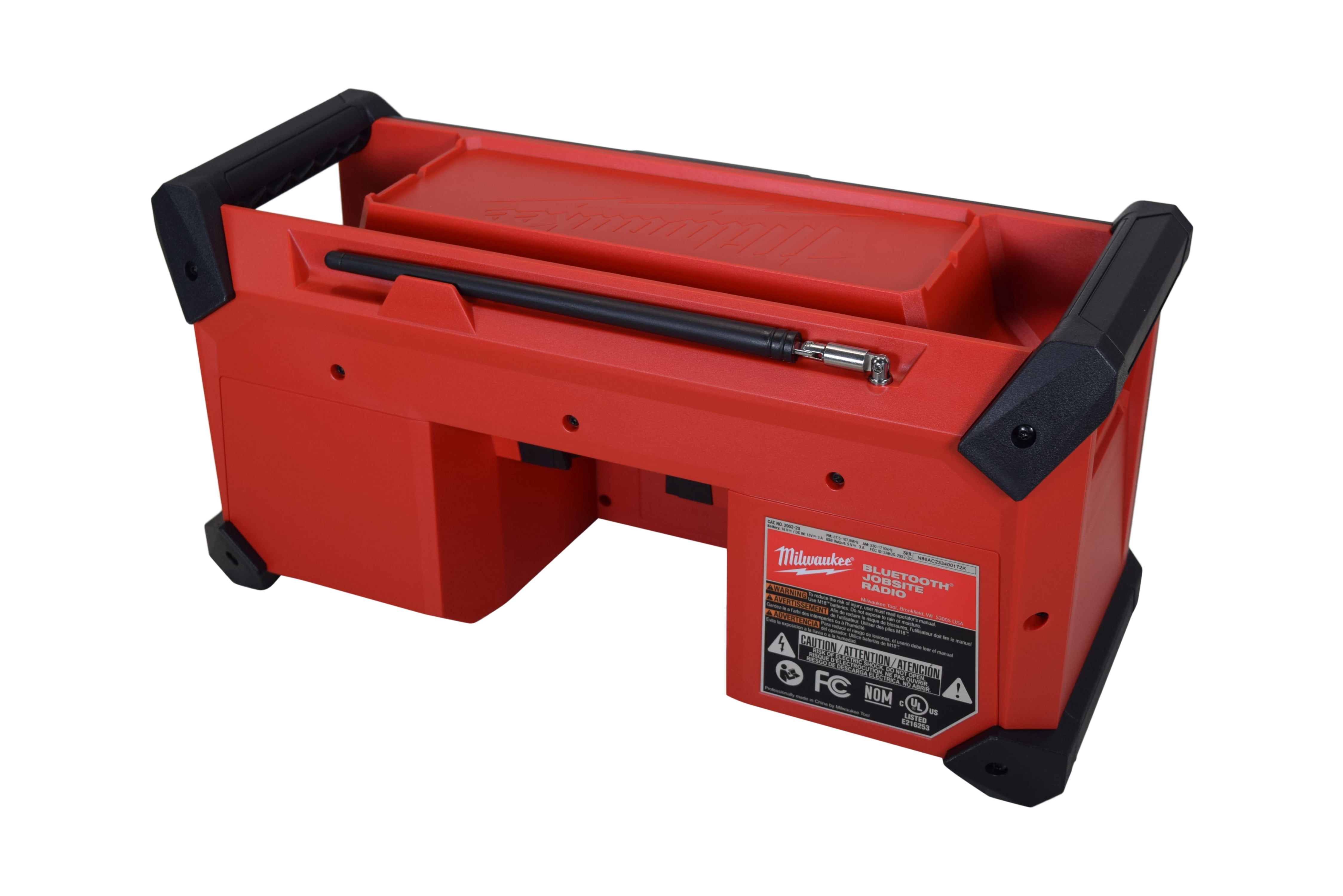 Milwaukee 2952-20 18V Lithium-Ion Cordless Bluetooth Jobsite Radio (Tool Only)