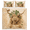 Fold Hem 60x70, variant on Lotusprint LLC 2D Print Highland Cow Floral Quilt Bedding Set 55x60, Farm Animal Design