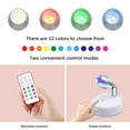 thumbnail image 6 of DYstyle Wireless Spotlight Indoor Remote Control Battery Operated RGB LED Spot Light Uplight Night Lights, 6 of 7