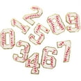 thumbnail image 2 of 10Pcs Number Patches Embroidered Decorative Repair Patches Iron On Numbers Patches 0-9 Number, 2 of 8