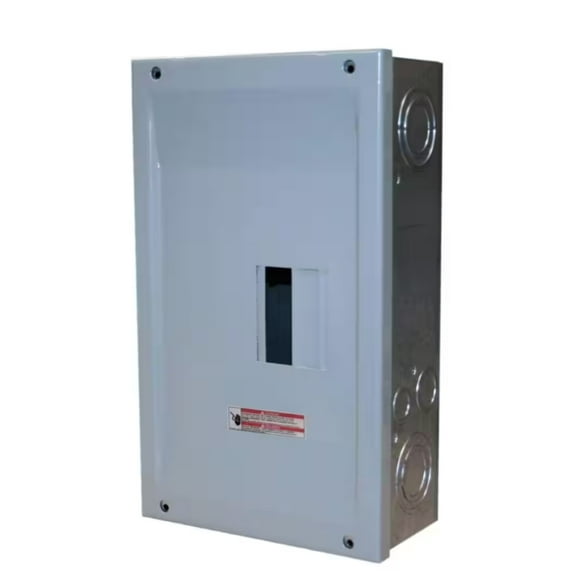 Eaton BR 125 Amp 2 Space 4 Circuit Indoor Main Lug Loadcenter with Cover