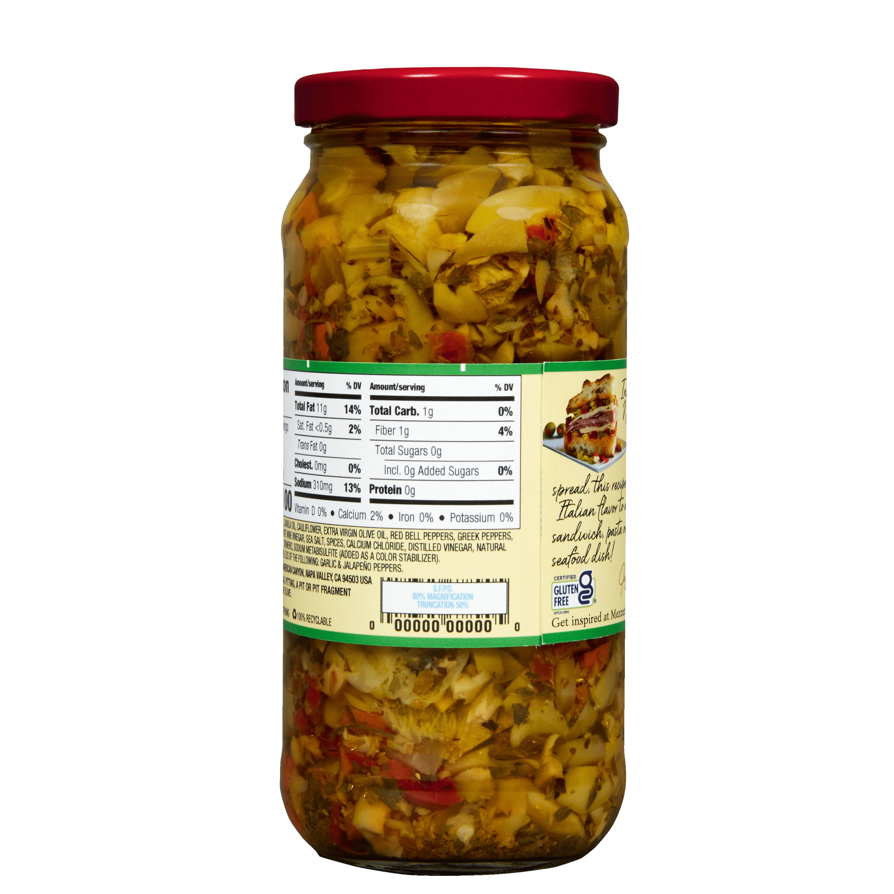 (3 pack) Mezzetta Italian Olive Salad & Sandwich Spread