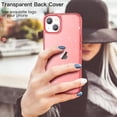 thumbnail image 6 of JETech Glitter Case for iPhone 13 6.1-Inch, Bling Sparkle Shockproof Phone Bumper Cover, Cute Sparkly for Women and Girls (Red), 6 of 7