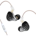 thumbnail image 1 of wonima11 KBEAR Robin in-Ear Monitors, Stereo Wired in Ear Earphones, 1DD+4BA Hybrid HiFi Earbuds, Powerful Resolution IEM Noise Isolating Headphones for Audiophiles Musicians (with MIC, Black), 1 of 1