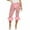 Pink, variant on Elegant Women's Cropped Pants with Sheer Lace Detailing for Fashionable Daily Wear and Loose Fit Lounge Comfy Fall Winter Trousers