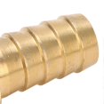 thumbnail image 4 of Brass Barbed Connector Straight Hose Joiner Fitting for Air Fuel Pipe Gas Tubing 7/16in M14x1.5, 4 of 5