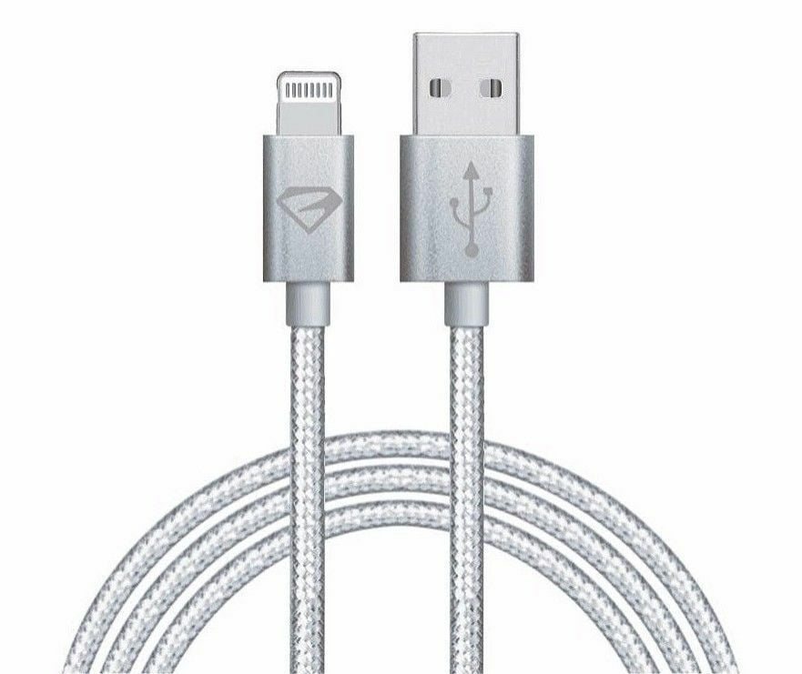 CanvasLot Fast iPhone Charger Cable 5 Pack 3Feet Lightning Cable,Nylon Braided USB Charging & Syncing Cord Compatible with iPhone 11 ProMax/11PRO/11/XS Max/XR/X/8/Plus/7/Plus/6/6Plus 