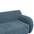 thumbnail image 6 of MAYEERTY 81.5" Minimalist Compression 3-Seater Curved Sofa - For Living Rooms, Blue, 6 of 20