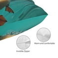 thumbnail image 3 of Fotbe Underwater Swimming Duck Funda de Almohada Decorativa Estilo Occidental, Lujo en Algodón, Fundas para Almohadas King, Cojín Estampado para Decoración del Hogar-14"x20", 3 of 6